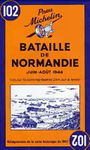 Mapa Michelin Bitwa o Normandię 102 - Michelin Map Battle of Normandy 102