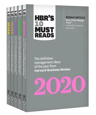 5 lat obowiązkowych lektur od Hbr: edycja 2020 (5 książek) - 5 Years of Must Reads from Hbr: 2020 Edition (5 Books)