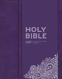 Fioletowa cienka Biblia NIV w miękkiej oprawie z zapięciem - NIV Thinline Purple Soft-Tone Bible with Clasp