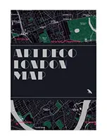 Mapa Londynu w stylu art deco - Art Deco London Map