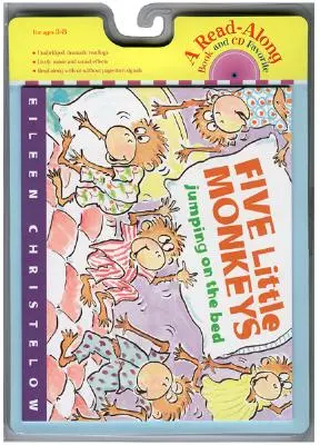 Five Little Monkeys Jumping on the Bed Book & CD [With CD (Audio)]