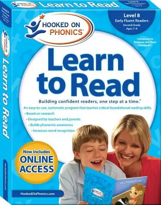 Hooked on Phonics Learn to Read - Level 8: Early Fluent Readers (Druga klasa - wiek 7-8 lat) - Hooked on Phonics Learn to Read - Level 8: Early Fluent Readers (Second Grade - Ages 7-8)