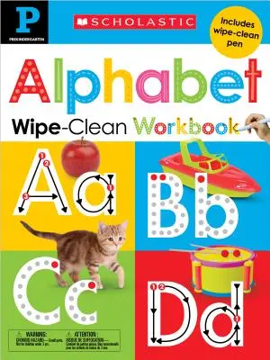Pre-K Alphabet Wipe-Clean Workbook: Scholastic Early Learners (Wipe-Clean)
