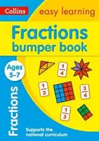 Zeszyt z ułamkami dla dzieci w wieku 5-7 lat - idealny do nauki w domu - Fractions Bumper Book Ages 5-7 - Ideal for Home Learning