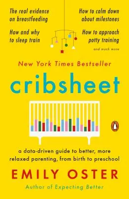 Cribsheet: Oparty na danych przewodnik po lepszym, bardziej zrelaksowanym rodzicielstwie, od narodzin do przedszkola - Cribsheet: A Data-Driven Guide to Better, More Relaxed Parenting, from Birth to Preschool