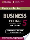 Cambridge English Business 5 Vantage Książka ucznia z odpowiedziami - Cambridge English Business 5 Vantage Student's Book with Answers