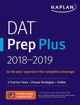 DAT Prep Plus 2019-2020 - 2 testy praktyczne + sprawdzone strategie + online - DAT Prep Plus 2019-2020 - 2 Practice Tests + Proven Strategies + Online