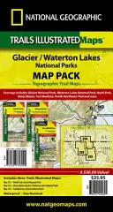 Parki Narodowe Glacier i Waterton Lakes [Pakiet map] - Glacier and Waterton Lakes National Parks [Map Pack Bundle]