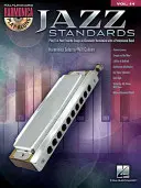 Standardy jazzowe: Harmonica Play-Along Volume 14 (Harmonijka chromatyczna) - Jazz Standards: Harmonica Play-Along Volume 14 (Chromatic Harmonica)