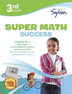 3rd Grade Jumbo Math Success Workbook: 3 książki w 1 - matematyka podstawowa, gry i łamigłówki matematyczne, matematyka w działaniu; zadania, ćwiczenia i wskazówki pomagające w nauce matematyki. - 3rd Grade Jumbo Math Success Workbook: 3 Books in 1--Basic Math, Math Games and Puzzles, Math in Action; Activities, Exercises, and Tips to Help Catch