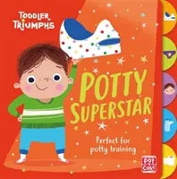 Toddler Triumphs: Potty Superstar - Książka do nauki korzystania z nocnika dla chłopców - Toddler Triumphs: Potty Superstar - A potty training book for boys