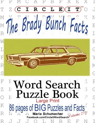 Krąg, fakty dotyczące The Brady Bunch, wyszukiwanie słów, książka z puzzlami - Circle It, The Brady Bunch Facts, Word Search, Puzzle Book