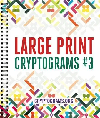 Kryptogramy w dużym druku #3 - Large Print Cryptograms #3