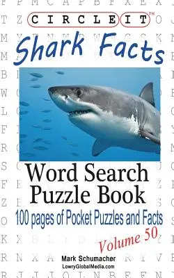 Zakreśl to, fakty o rekinach, wyszukiwanie słów, książka z łamigłówkami - Circle It, Shark Facts, Word Search, Puzzle Book