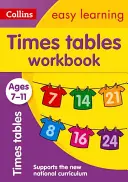 Collins Easy Learning Age 7-11 -- Times Tables Workbook Ages 7-11: Nowe wydanie - Collins Easy Learning Age 7-11 -- Times Tables Workbook Ages 7-11: New Edition