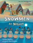 Bałwany nocą - książka na kolanach - Snowmen at Night Lap Board Book