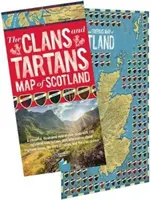Klany i tartany - mapa Szkocji - Clans and Tartans Map of Scotland