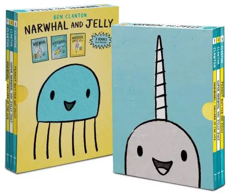 Narwhal and Jelly Box Set (książki 1, 2, 3 i plakat) - Narwhal and Jelly Box Set (Books 1, 2, 3, and Poster)