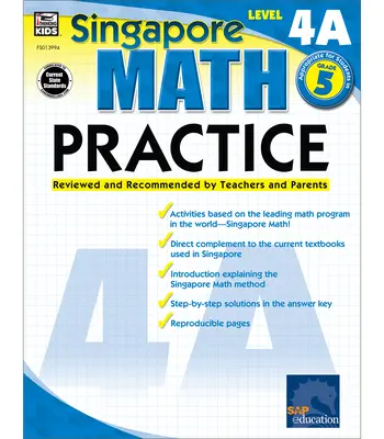 Ćwiczenia matematyczne, klasa 5: sprawdzone i zalecane przez nauczycieli i rodziców - Math Practice, Grade 5: Reviewed and Recommended by Teachers and Parents