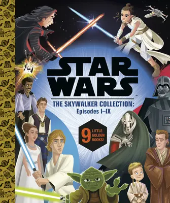 Star Wars Episodes I - IX: Mała złota kolekcja książek (Gwiezdne wojny) - Star Wars Episodes I - IX: A Little Golden Book Collection (Star Wars)