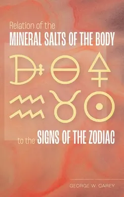 Związek soli mineralnych ciała ze znakami zodiaku - Relation of the Mineral Salts of the Body to the Signs of the Zodiac