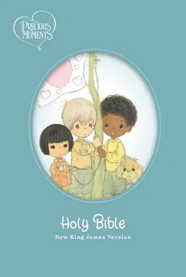 Nkjv, Precious Moments Small Hands Bible, Teal, twarda oprawa, wygodny druk: Biblia Święta, Nowa Wersja Króla Jakuba - Nkjv, Precious Moments Small Hands Bible, Teal, Hardcover, Comfort Print: Holy Bible, New King James Version