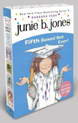 Junie B. Jones Fifth Boxed Set Ever!: Książki 17-20 [z kolekcjonerskimi naklejkami] - Junie B. Jones Fifth Boxed Set Ever!: Books 17-20 [With Collectible Stickers]