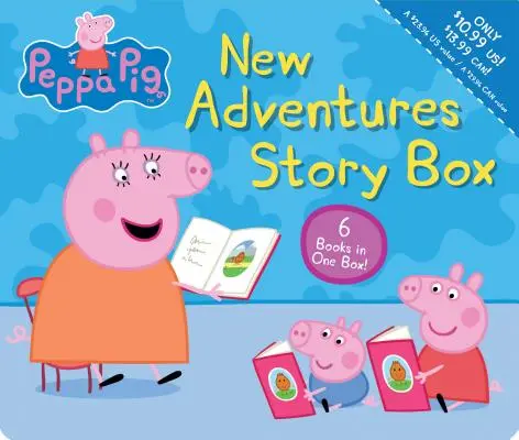 Pudełko z opowiadaniami Nowe przygody (Świnka Peppa) - New Adventures Story Box (Peppa Pig)