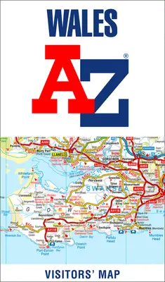 Mapa Walii A-Z dla odwiedzających - Wales A-Z Visitors' Map