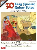 30 łatwych hiszpańskich solówek gitarowych [z CD] - 30 Easy Spanish Guitar Solos [With CD]