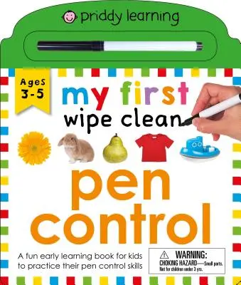 My First Wipe Clean: Kontrola długopisu: Zabawna książka do wczesnej nauki dla dzieci do ćwiczenia umiejętności kontrolowania pióra - My First Wipe Clean: Pen Control: A Fun Early Learning Book for Kids to Practice Their Pen Control Skills