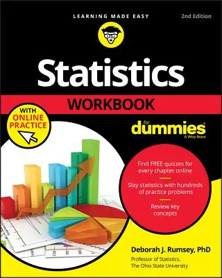 Statistics Workbook For Dummies z ćwiczeniami online - Statistics Workbook For Dummies with Online Practice