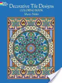 Kolorowanka z dekoracyjnymi kafelkami - Decorative Tile Designs Coloring Book