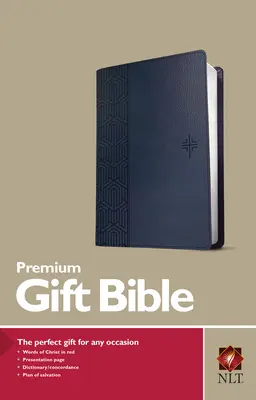 Biblia Premium na prezent NLT (czerwone litery, skóropodobna, niebieska) - Premium Gift Bible NLT (Red Letter, Leatherlike, Blue)