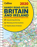 2020 Collins Podręczny atlas drogowy Wielkiej Brytanii i Irlandii - 2020 Collins Handy Road Atlas Britain and Ireland