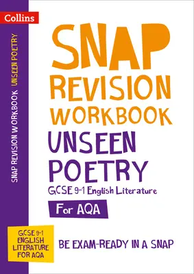 AQA Unseen Poetry Anthology Workbook - idealny do nauki w domu, egzaminy 2022 i 2023 - AQA Unseen Poetry Anthology Workbook - Ideal for Home Learning, 2022 and 2023 Exams