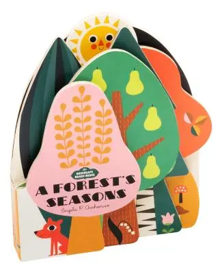 Bookscape Board Books: A Forest's Seasons: (kolorowa książka planszowa dla dzieci, książka dla maluchów w kształcie lasu) - Bookscape Board Books: A Forest's Seasons: (Colorful Children's Shaped Board Book, Forest Landscape Toddler Book)