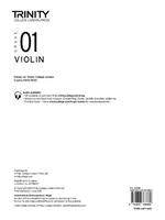 Trinity College London Violin Exam Pieces 2020-2023: Grade 1 (tylko część) - Trinity College London Violin Exam Pieces 2020-2023: Grade 1 (part only)