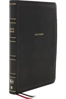 Nkjv, Deluxe Thinline Reference Bible, Leathersoft, Black, Thumb Indexed, Red Letter Edition, Comfort Print: Biblia, Nowa Wersja Króla Jakuba - Nkjv, Deluxe Thinline Reference Bible, Leathersoft, Black, Thumb Indexed, Red Letter Edition, Comfort Print: Holy Bible, New King James Version