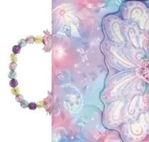 Kompaktowa Biblia dla dzieci - ICB - brokatowe skrzydełka z koralikami i ozdobnym uchwytem - Compact Kids Bible-ICB-Glitter Wings Beaded Jeweled Handle