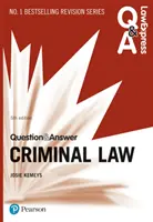 Pytania i odpowiedzi Law Express: Prawo karne, wydanie 5 - Law Express Question and Answer: Criminal Law, 5th edition