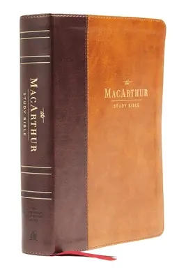 Nasb, MacArthur Study Bible, 2nd Edition, skórzana miękka, brązowa, indeksowana kciukiem, wygodny druk: Uwolnienie Bożej prawdy jeden werset na raz - Nasb, MacArthur Study Bible, 2nd Edition, Leathersoft, Brown, Thumb Indexed, Comfort Print: Unleashing God's Truth One Verse at a Time