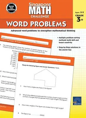 Wyzwanie matematyczne Singapur - zadania słowne, klasy 3-5 - Singapore Math Challenge Word Problems, Grades 3 - 5