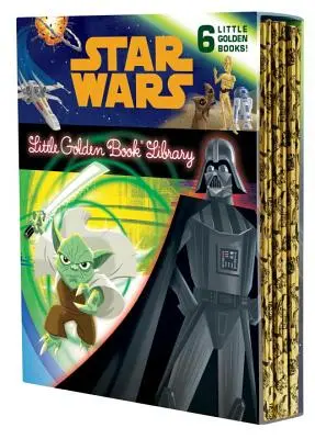 The Star Wars Little Golden Book Library (Gwiezdne wojny): Mroczne widmo; Atak klonów; Zemsta Sithów; Nowa nadzieja; Imperium kontratakuje. - The Star Wars Little Golden Book Library (Star Wars): The Phantom Menace; Attack of the Clones; Revenge of the Sith; A New Hope; The Empire Strikes Ba