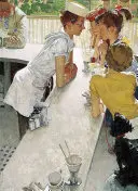 Soda Jerk Normana Rockwella z notatnika Saturday Evening Post - Norman Rockwell's the Soda Jerk from the Saturday Evening Post Notebook