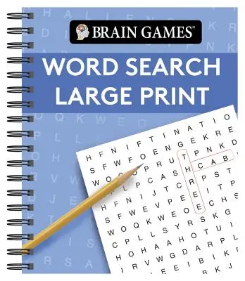 Brain Games - Word Search Large Print (niebieski) - Brain Games - Word Search Large Print (Blue)