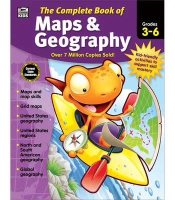 Kompletna książka z mapami i geografią, klasy 3-6 - The Complete Book of Maps & Geography, Grades 3 - 6