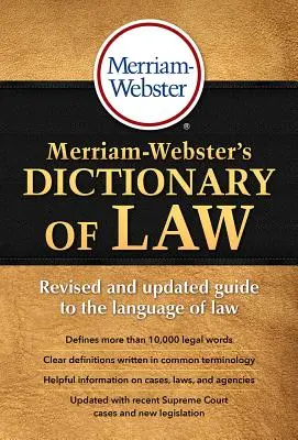 Słownik prawa Merriam-Webstera - Merriam-Webster's Dictionary of Law