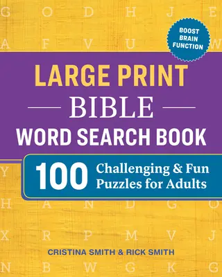 Biblijne wyszukiwanie słów w dużym formacie: 100 trudnych i zabawnych łamigłówek dla dorosłych - Large Print Bible Word Search Book: 100 Challenging and Fun Puzzles for Adults