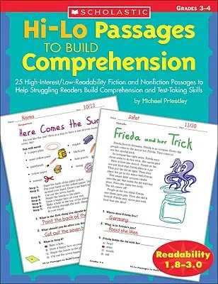 Hi-Lo Passages to Build Comprehension: Klasy 3-4 - Hi-Lo Passages to Build Comprehension: Grades 3-4